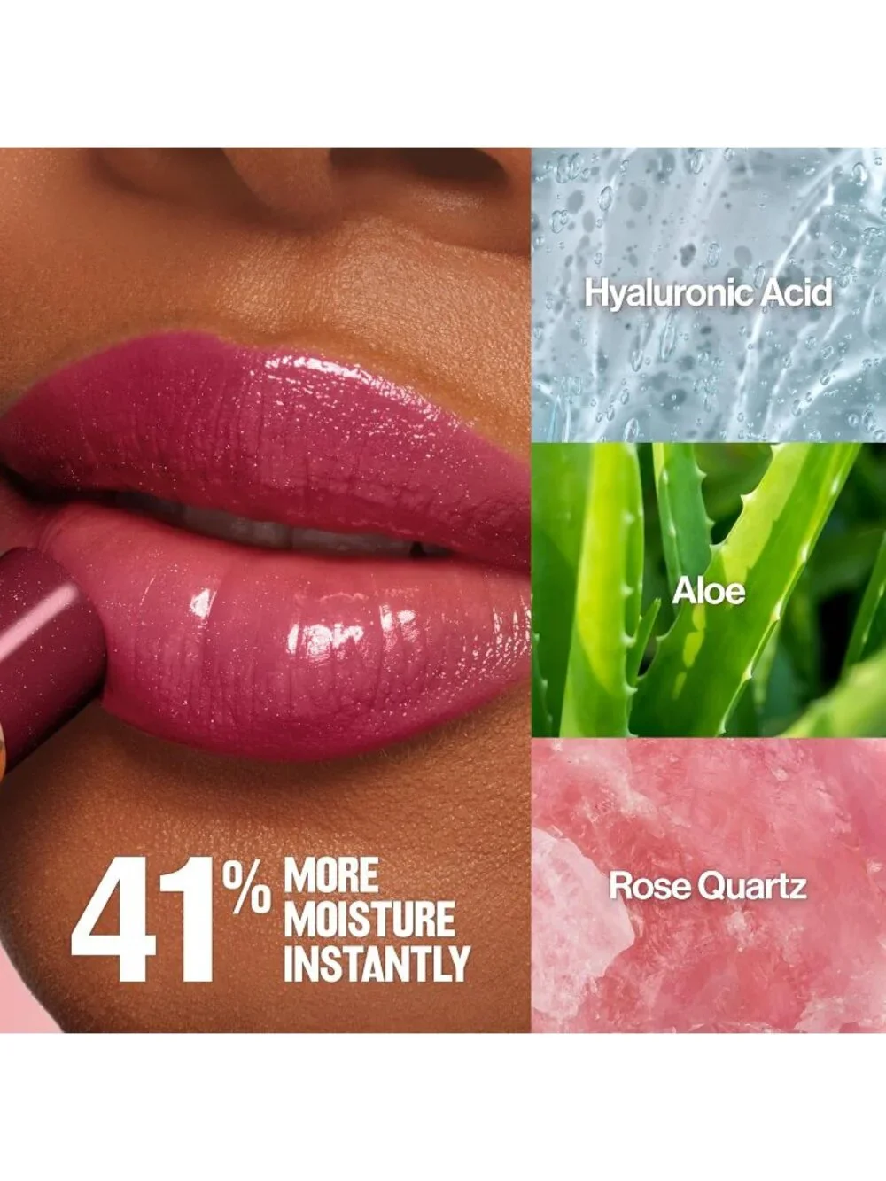 Revlon 009 Cherry Luster Lustrous Glass Shine Balm Hydrating Tinted Lip Gloss